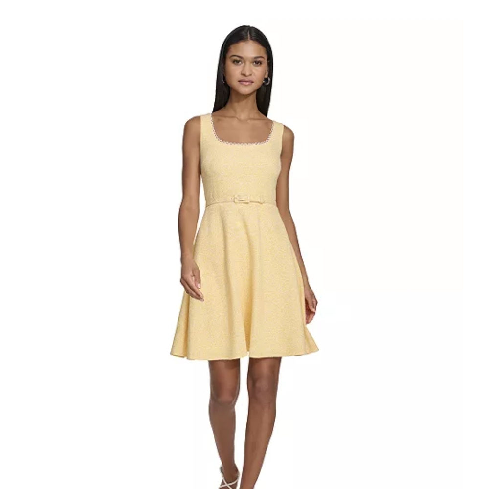ISO - A LINE JACQUARD DRESS